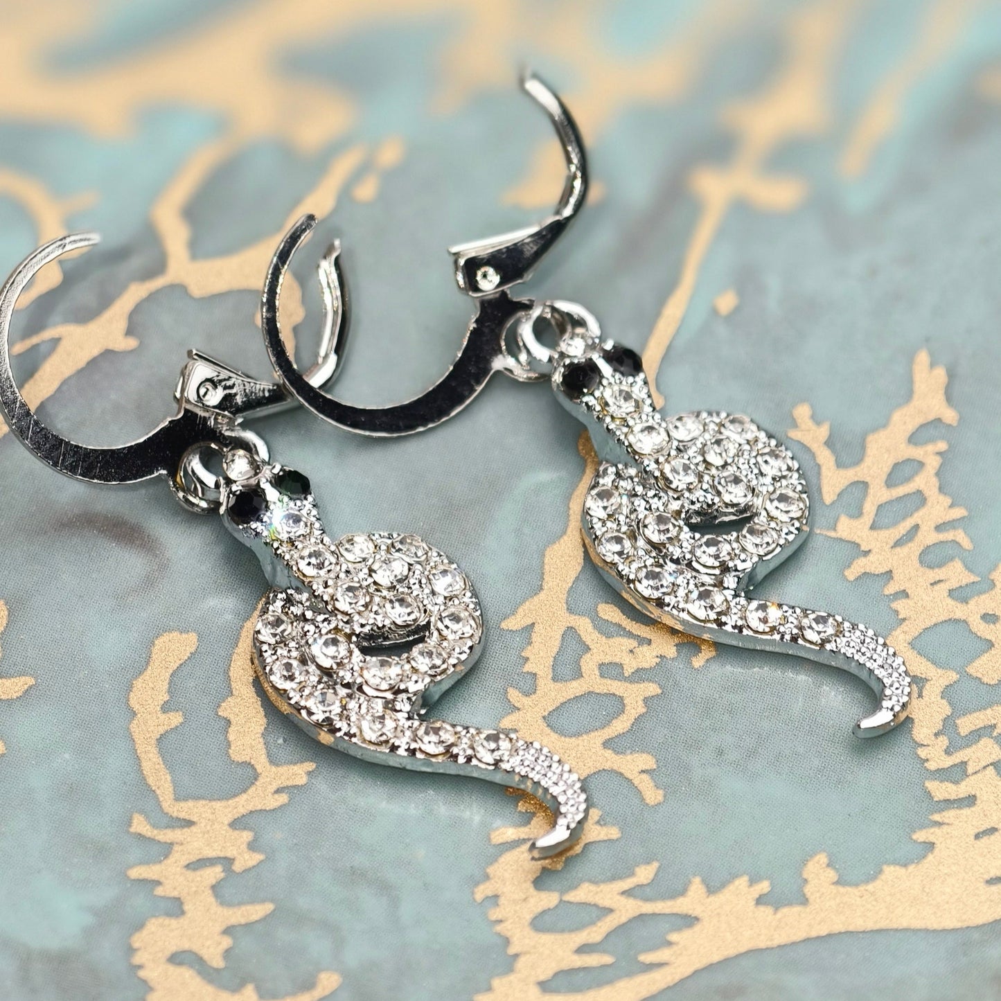 Elegant Snake Hoop Earrings