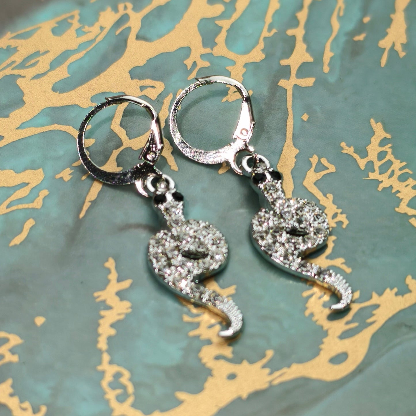 Elegant Snake Hoop Earrings